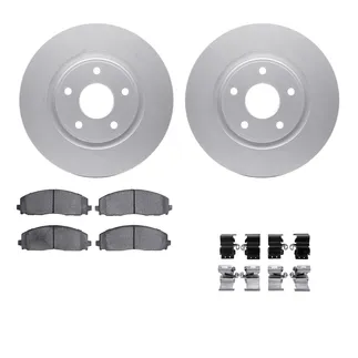 R1 Concepts WDWH1-40038 Brake Rotor- Carbon Coated W/ Ceramic Pads & Hdw